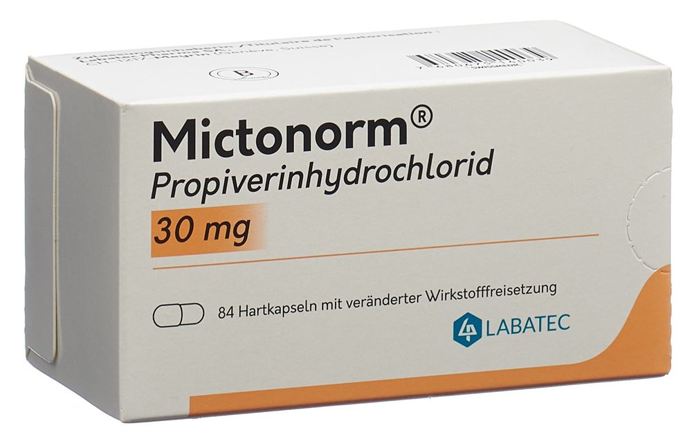 MICTONORM caps ret 30 mg 84 pce