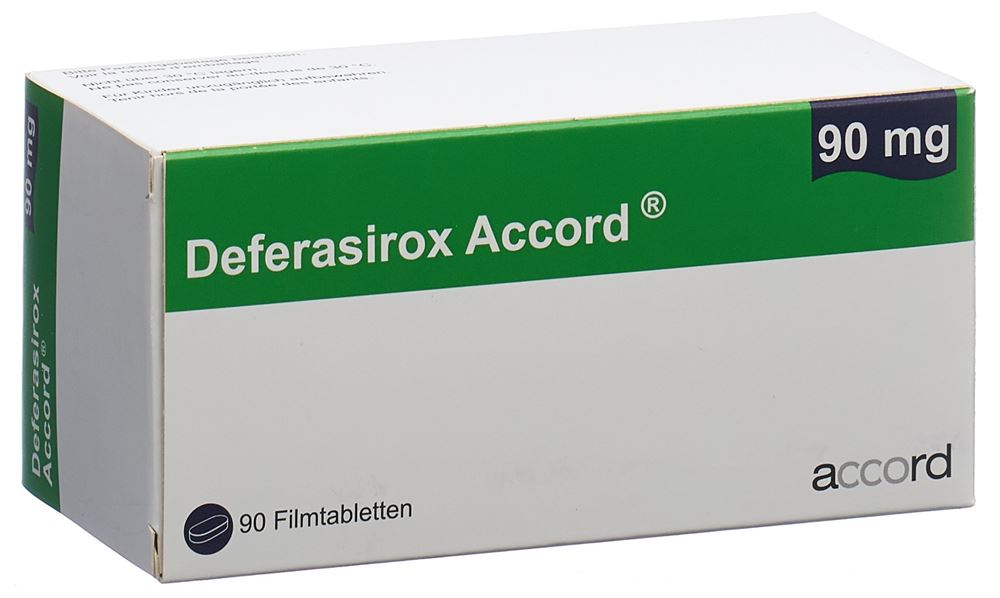 DEFERASIROX Accord cpr pellic 90 mg 90 pce