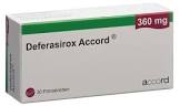 DEFERASIROX Accord cpr pell 360 mg 30 pce