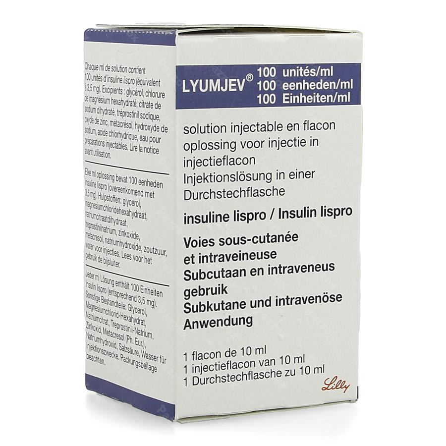 Lyumjev 100 units/mL, solution pour injection
