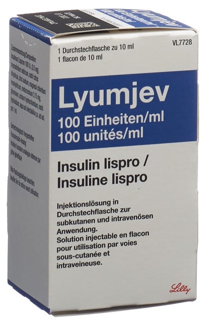 Lyumjev 100 units/mL, solution pour injection