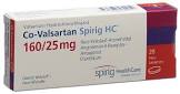 CO-VALSARTAN Spirig HC cpr pell 160/25 mg 28 pce