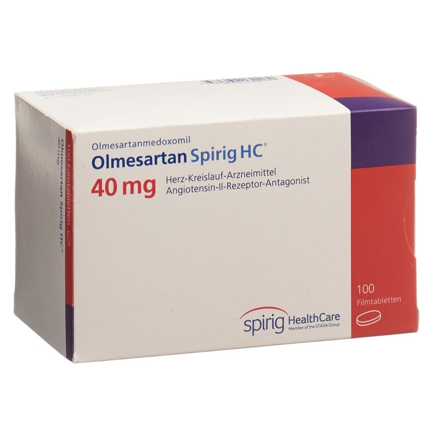 Valsartan Spirig HC 40 mg, Filmtabletten