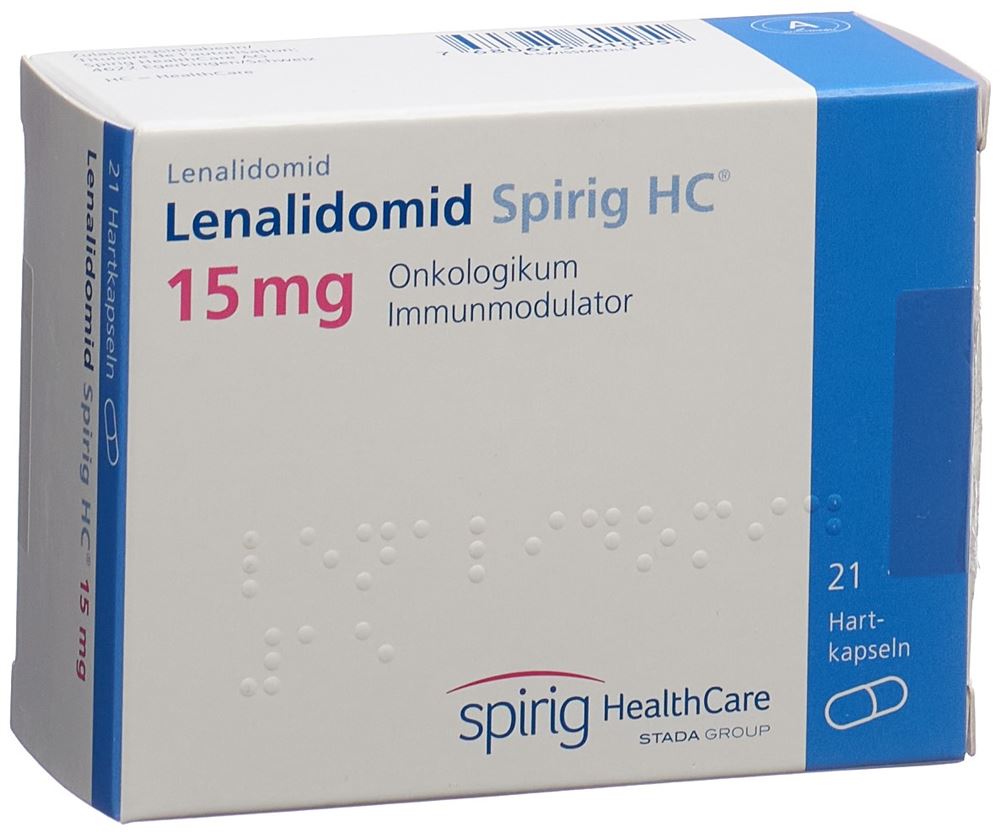 LENALIDOMIDE Spirig HC caps 15 mg 21 pce
