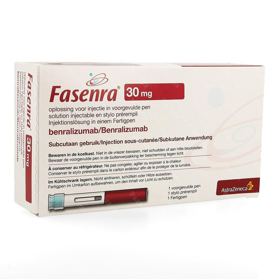 Fasenra Pen 30 mg /1 ml, lnjektionslösung in einem Fertigpen
