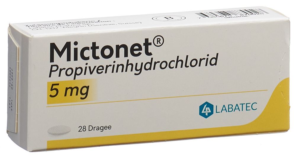 Mictonet 5 mg, Dragées