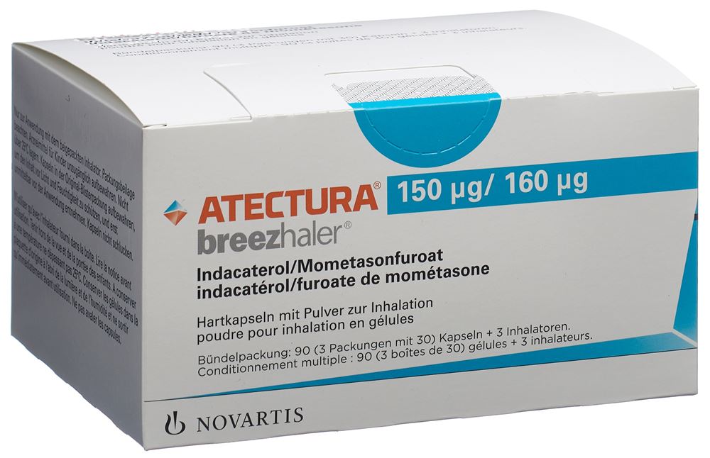 ATECTURA BREEZHALER caps inh 150mcg/160mcg 90 pce