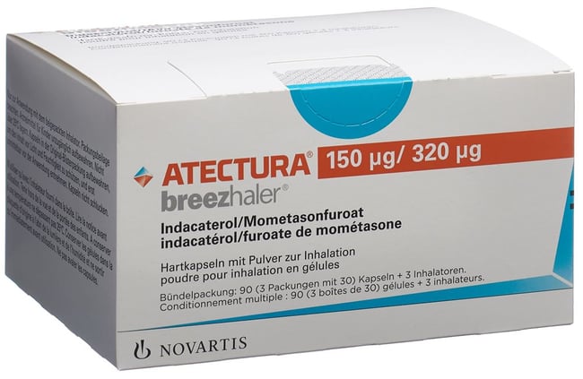 Atectura Breezhaler 150/320 μg, Hartkapseln mit Pulver zur Inhalation