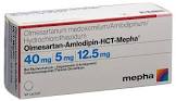 Olmesartan-Amlodipin-HCT-Mepha 40 mg/5 mg/12,5 mg, Filmtabletten