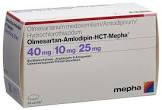 Olmesartan-Amlodipin-HCT-Mepha 40 mg/10 mg/25 mg, Filmtabletten