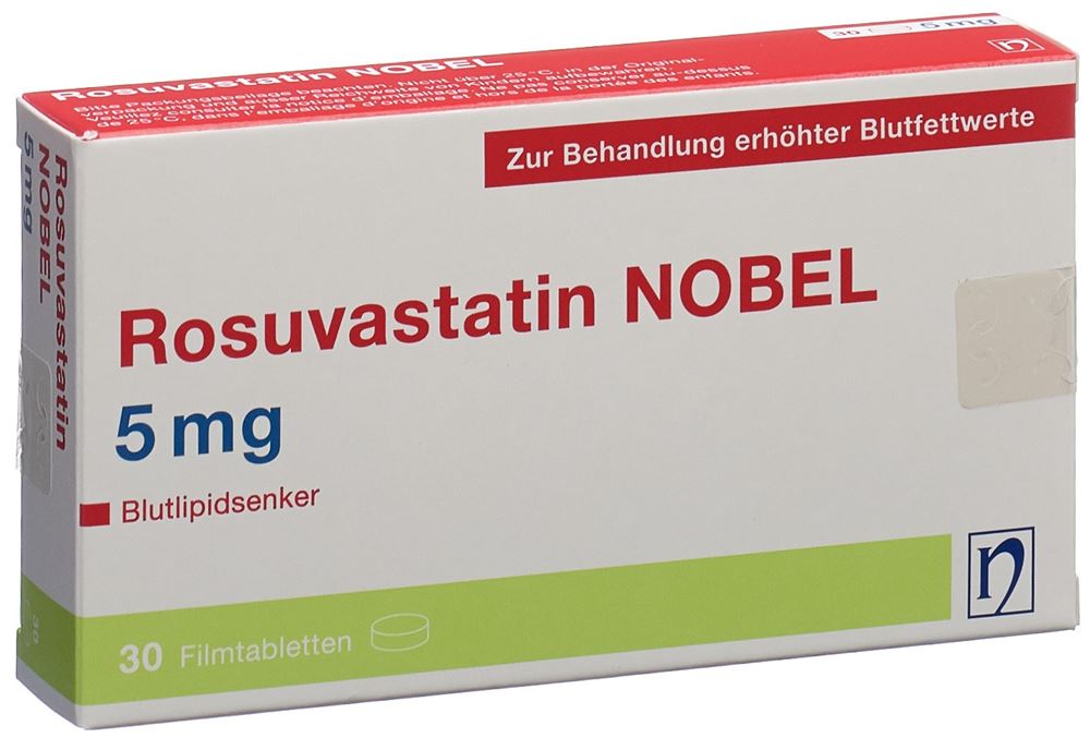ROSUVASTATIN NOBEL cpr pell 5 mg 30 pce