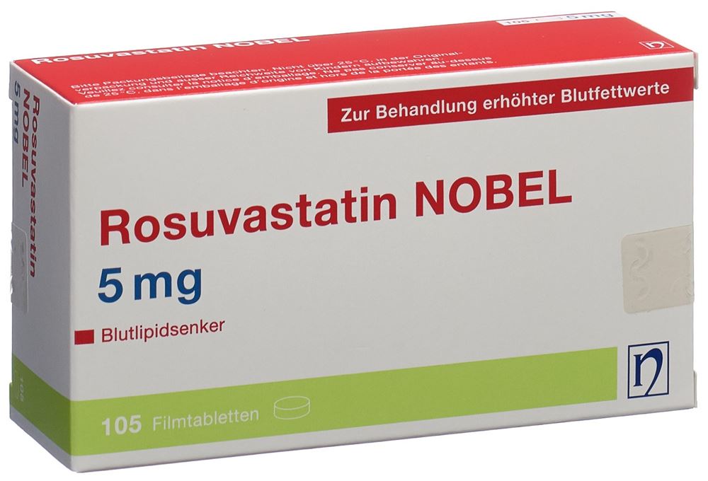 ROSUVASTATIN NOBEL cpr pell 5 mg 105 pce