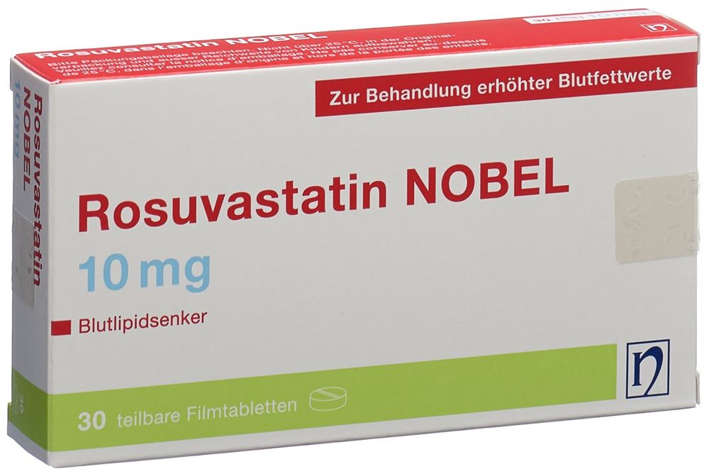 ROSUVASTATIN NOBEL cpr pell 10 mg 30 pce