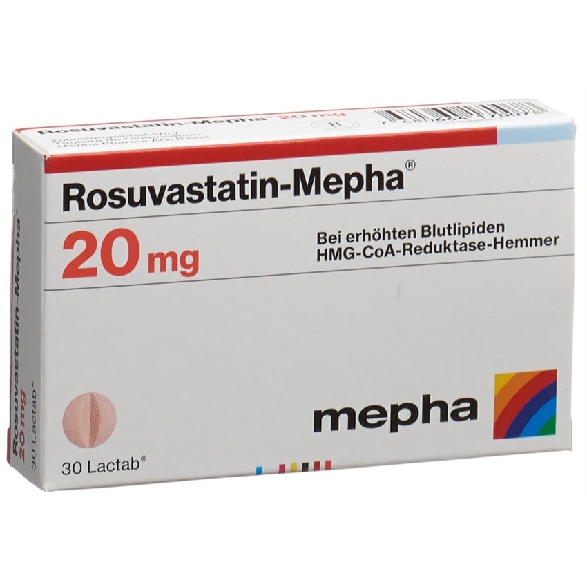 Rosuvastatin NOBEL 20 mg, Filmtabletten