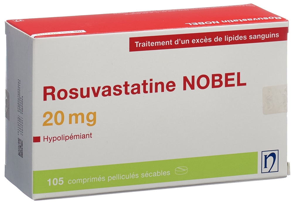 Rosuvastatin NOBEL 20 mg, Filmtabletten