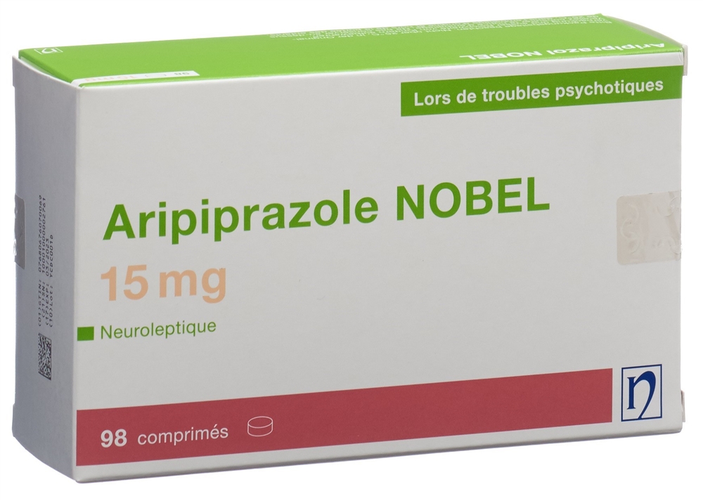 ARIPIPRAZOL NOBEL cpr 15 mg 98 pce