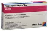 Risperidon-Mepha LA 25 mg, Pulver und Lösungsmittel zur Herstellung einer Suspension zur i.m. Injektion