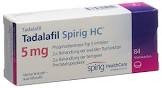Tadalafil Spirig HC, 5 mg, Filmtabletten