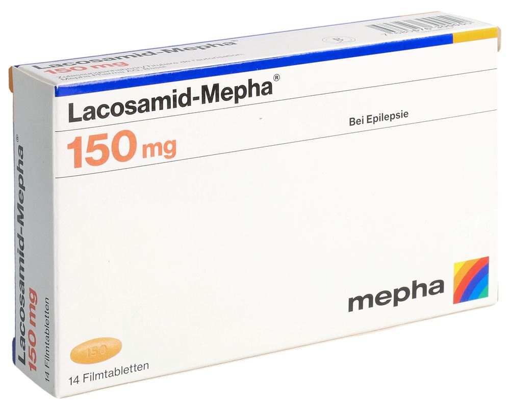 LACOSAMID Mepha Lactab 150 mg 14 pce