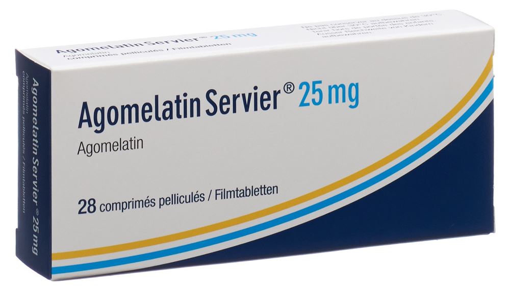 AGOMELATIN Servier cpr pell 25 mg 28 pce