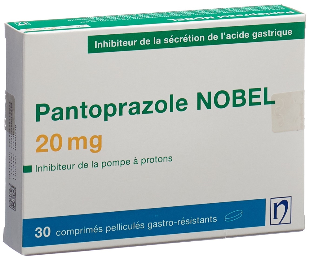 Pantoprazol NOBEL 20 mg, magensaftresistente Tabletten