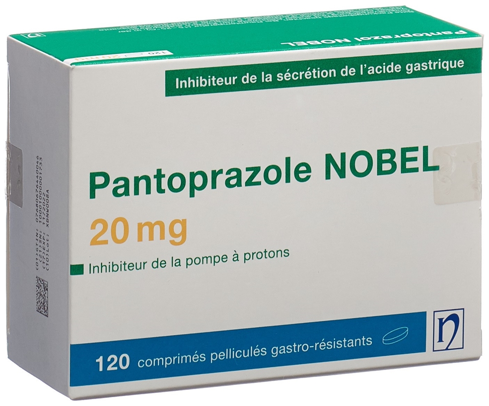 PANTOPRAZOL NOBEL cpr pell 20 mg 120 pce