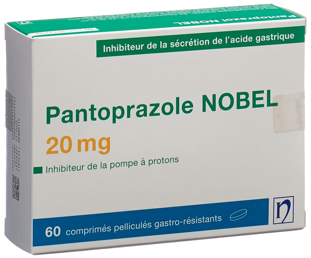 Pantoprazol NOBEL 20 mg, magensaftresistente Tabletten