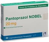 Pantoprazol NOBEL 20 mg, magensaftresistente Tabletten