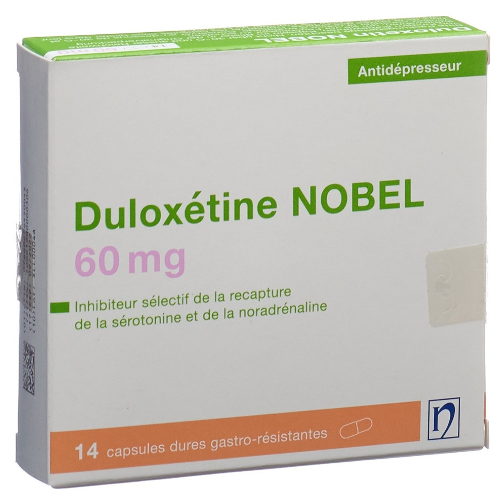 DULOXETIN NOBEL caps 60 mg 14 pce