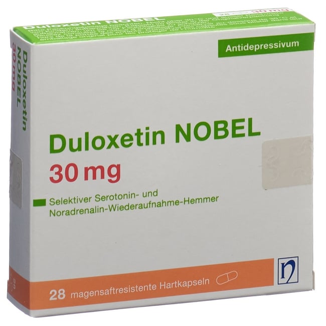 Duloxetin NOBEL 60 mg, magensaftresistente Hartkapseln