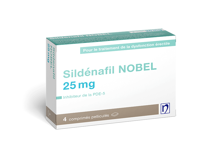 Sildenafil NOBEL 25 mg, Filmtabletten