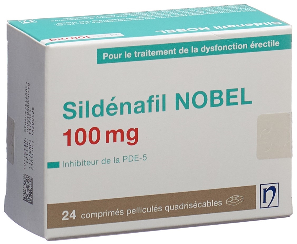 SILDENAFIL NOBEL cpr pell 100 mg 24 pce