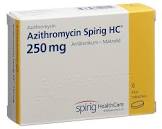 Azithromycin Spirig HC 250 mg, Filmtabletten