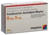 Candesartan-Amlodipin-Mepha 8 mg/5 mg, Hartkapseln