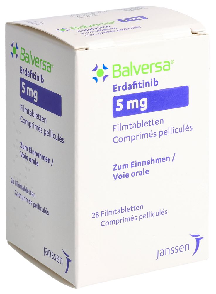 BALVERSA cpr pell 5 mg bte 28 pce