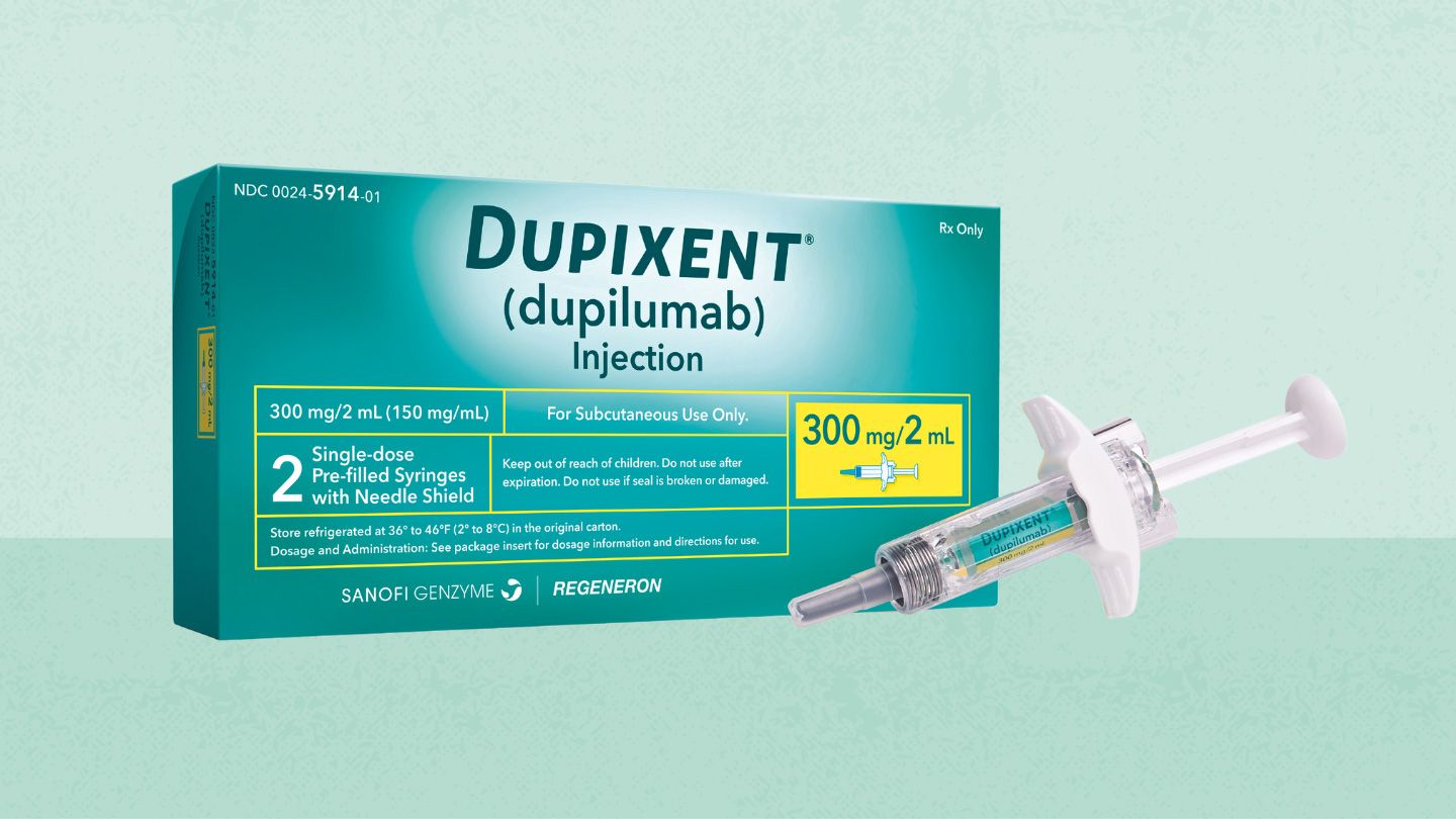 Dupixent 300 mg/ 2 ml, solution injectable en stylo pré-rempli
