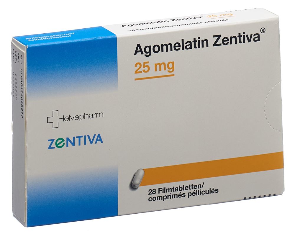 AGOMELATIN Zentiva cpr pell 25 mg 28 pce