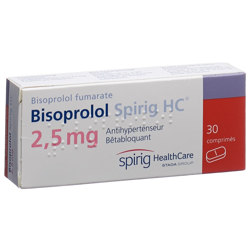 BISOPROLOL Spirig HC 2.5 mg cpr 30 pce