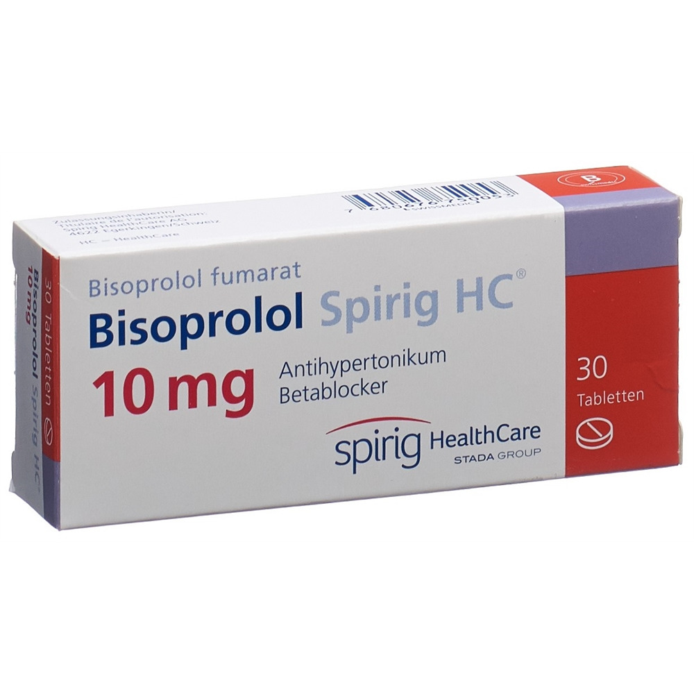 BISOPROLOL Spirig HC 10 mg cpr 30 pce