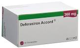 Deferasirox NOBEL 360 mg, Filmtabletten
