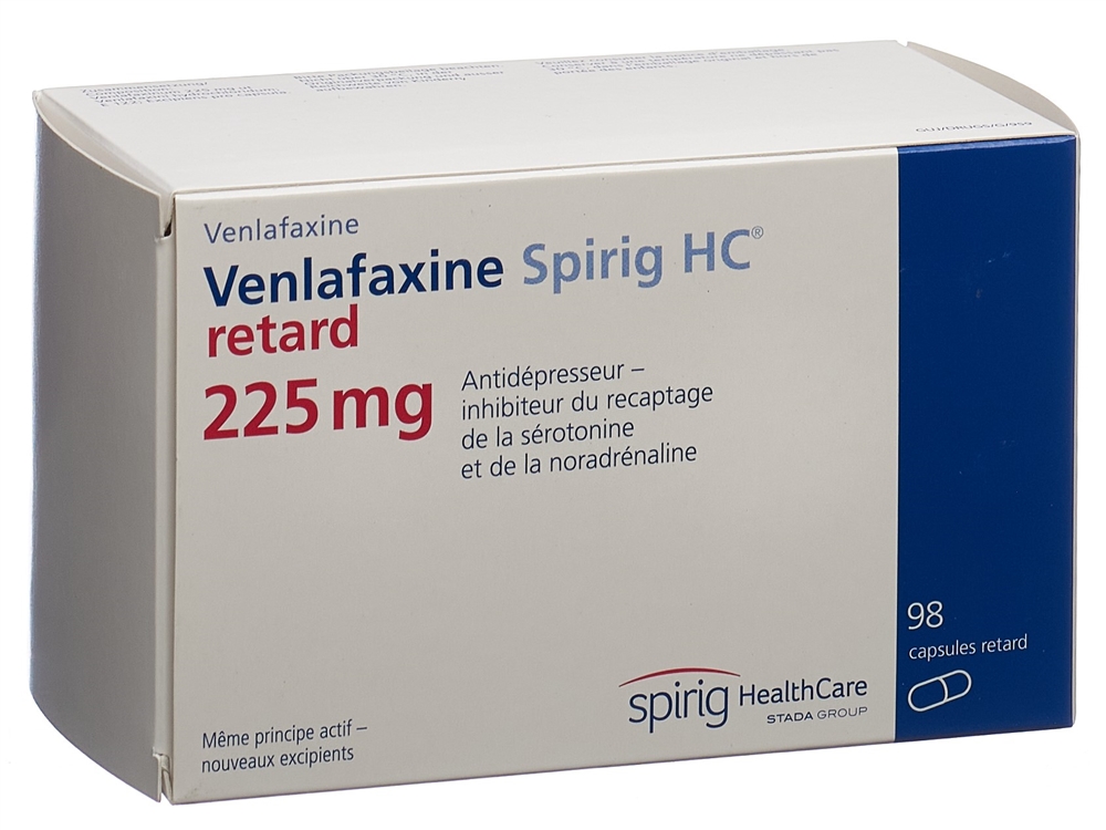 VENLAFAXINE Spirig HC caps ret 225 mg 98 pce