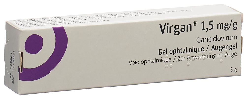 VIRGAN gel opht 1.5 mg/g tb 5 g