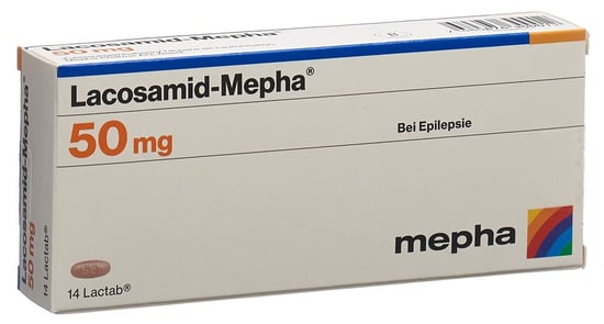 Lacosamid Sandoz 100 mg, Filmtabletten