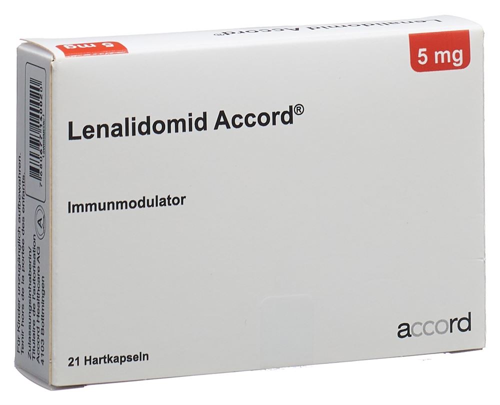 LENALIDOMID Accord caps 5 mg 21 pce