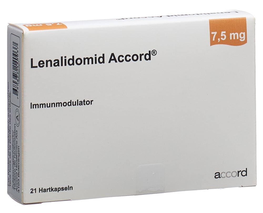 LENALIDOMID Accord caps 7.5 mg 21 pce