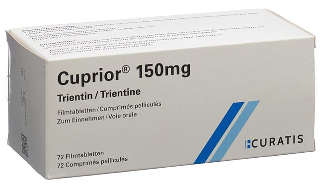 Cuprior 150 mg, Filmtabletten
