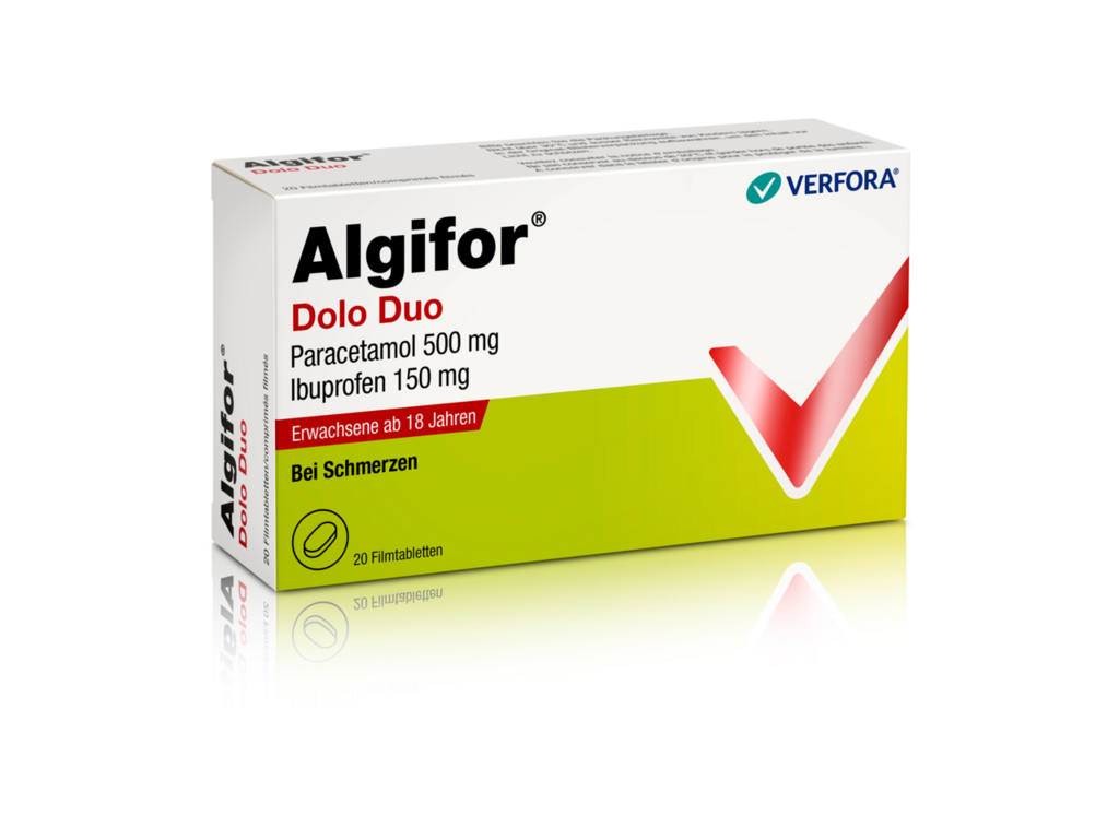 ALGIFOR Dolo Duo cpr pell 500 mg/150 mg 20 pce