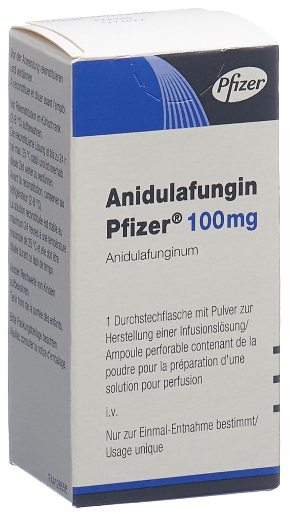 ANIDULAFUNGIN Labatec subst sèche 100 mg flac