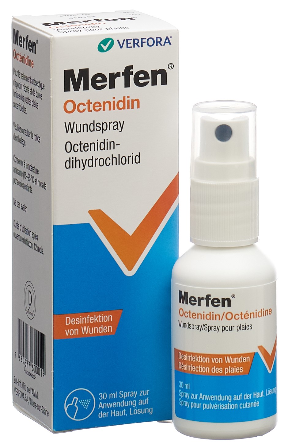 Merfen Octénidine, spray pour plaies