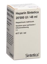 Heparin Sintetica 20`000 UI/48 ml, soluzione per infusione